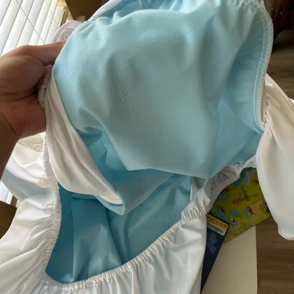 Newton Baby White Mattress Cover waterproof mattress pad GUC crib mattress pad - Picture 2 of 6